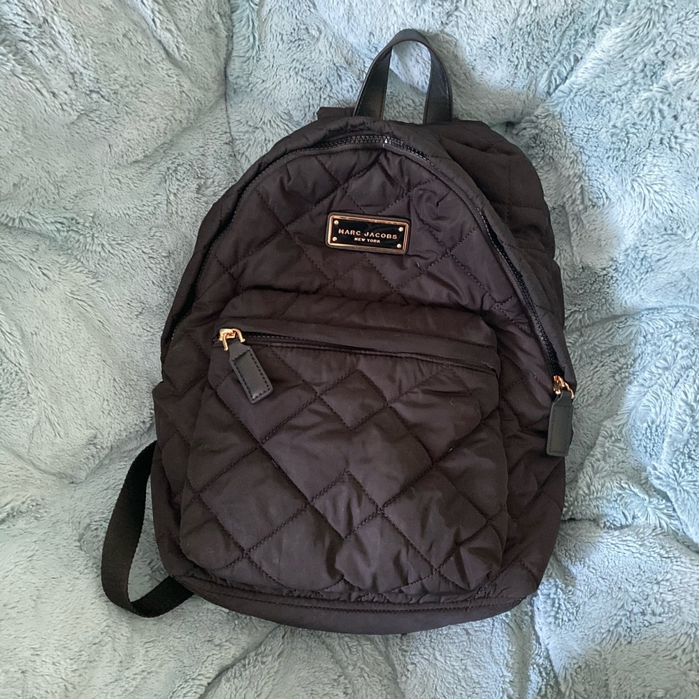 Marc Jacobs Quilted Nylon School Backpack